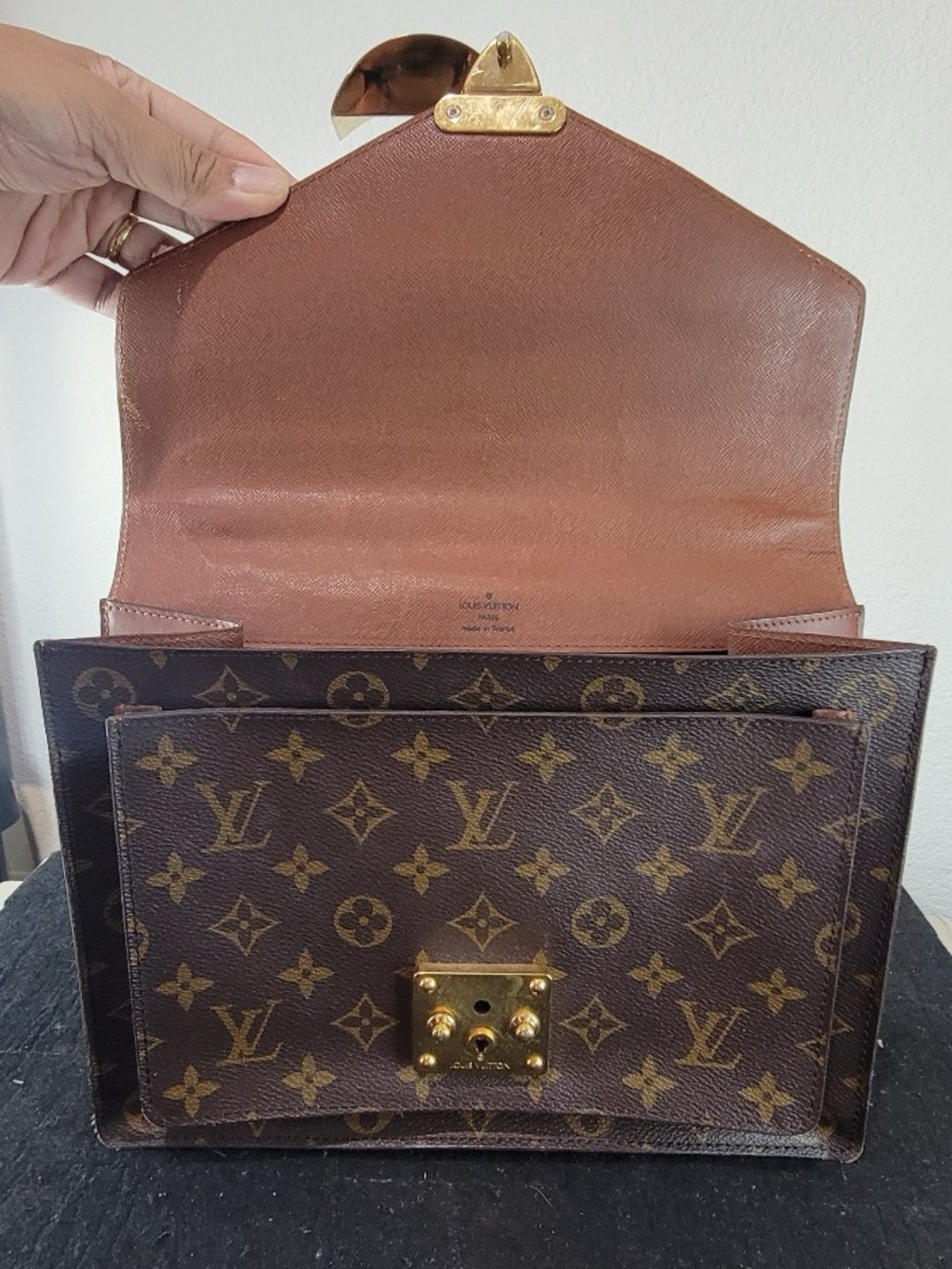•LOUIS VUITTON• vintage monogram monceau 2way bag with keys - Picture 10 of 14